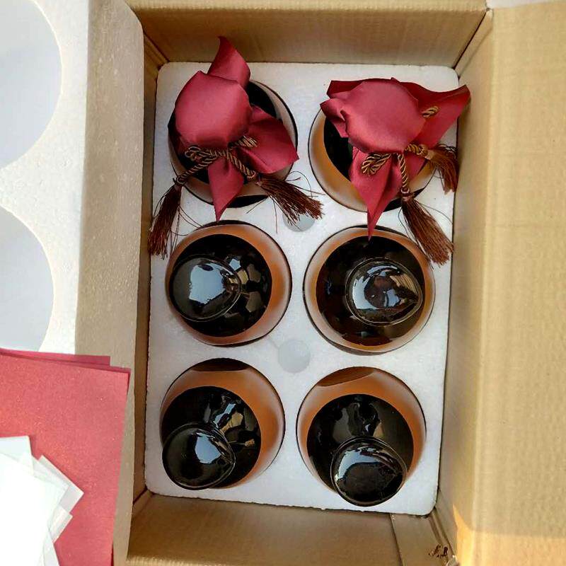 陶瓷黑色一斤装空瓶子醋瓶酒瓶小酒壶酒罐酒具酒坛印制logo标签