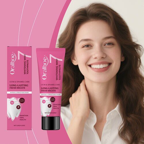 ORALHOE Peppermint Toothpaste - Gentle Daily Cleaning for Te