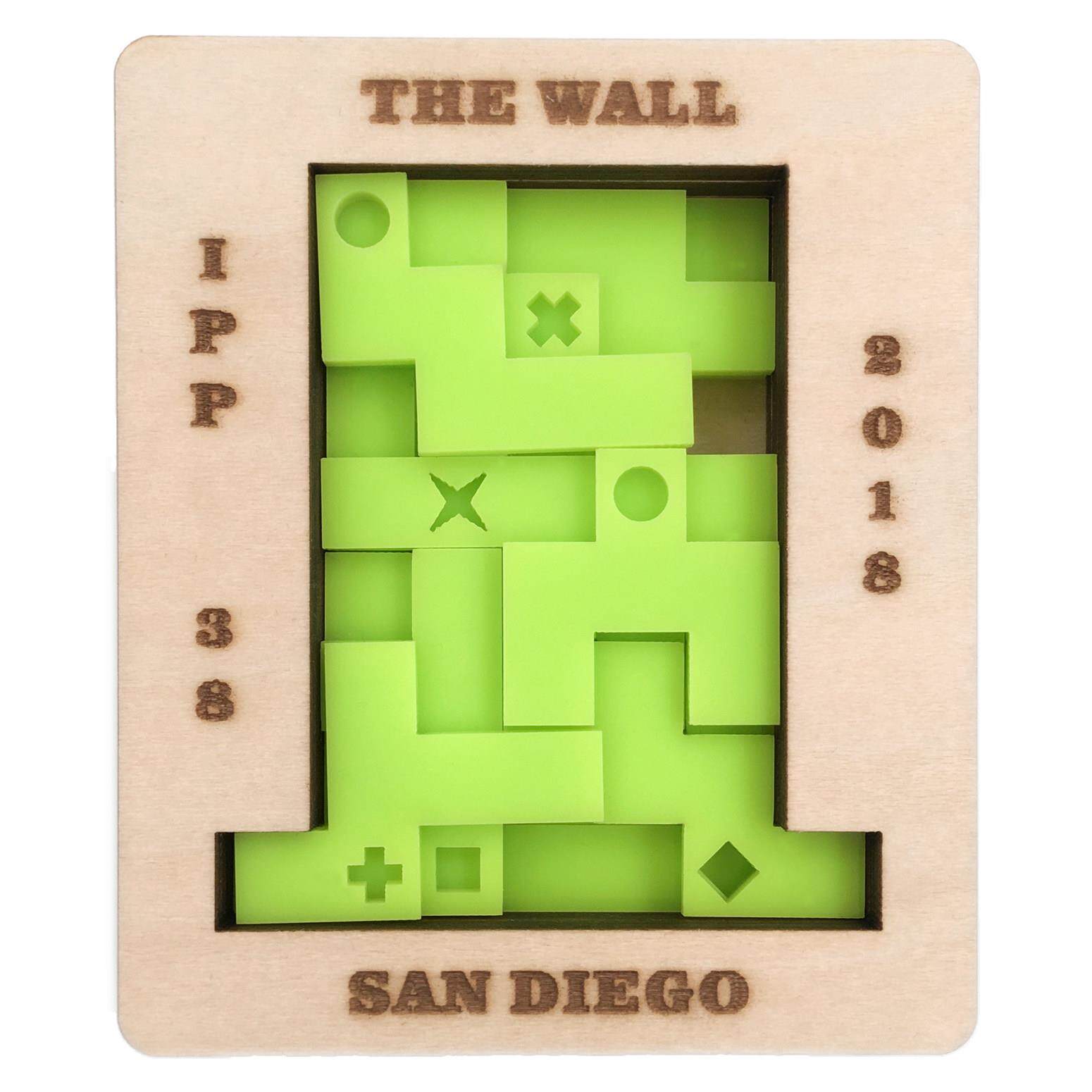 The WALL墙国外地狱难度超难烧脑拼图多层puzzle益智木质桌面玩具