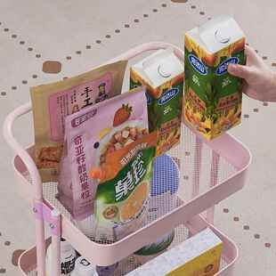 可移动置用物厨房四层收纳架蔬菜调架料品CMF婴儿卧室客厅储物小