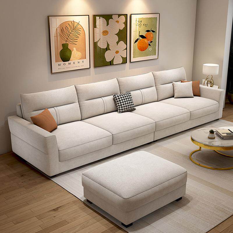 2026年新款布艺沙发可拆洗棉麻现代简约客厅小户型直排三人位北欧