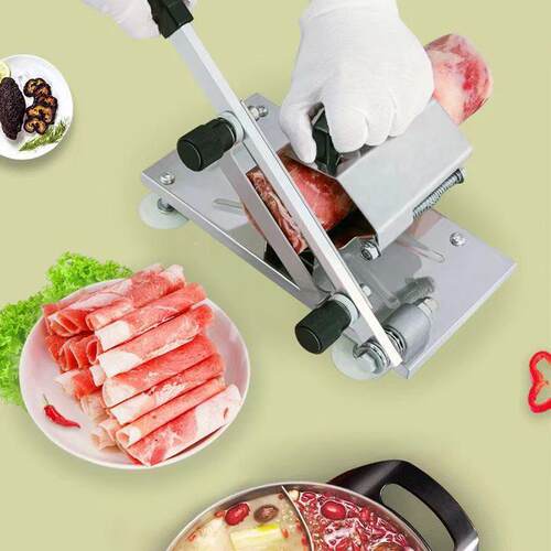 羊肉卷切片机切肉片机家用304不锈钢刨肉机切肉机切羊肉卷机家用