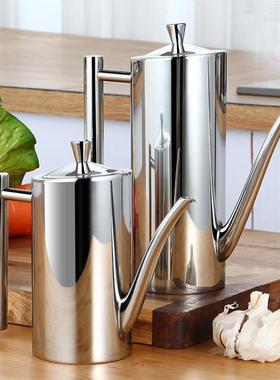 不304锈钢油壶厨瓶房油壶HP-21566罐家装油厨房用防漏油壶欧式油