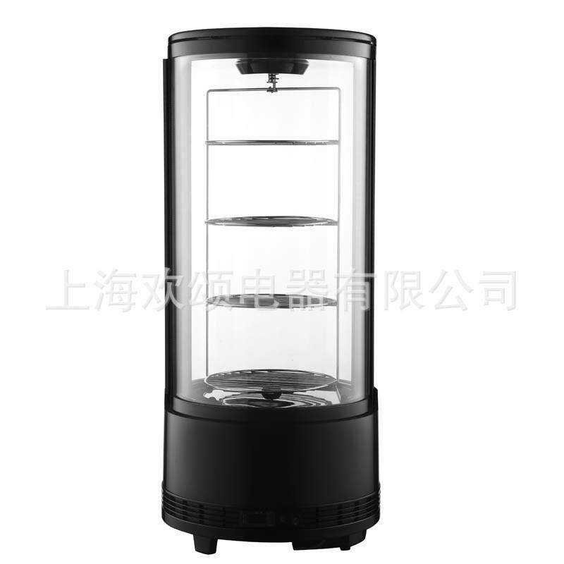 供应圆形旋转蛋糕柜圆弧玻璃冷藏展示柜蛋糕保鲜柜风冷柜小型