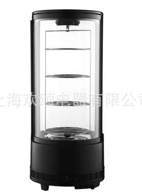 供应圆形旋转蛋糕柜圆弧玻璃冷藏展示柜蛋糕保鲜柜风冷柜小型