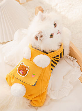 小兔子背带裤小狗狗可爱猫咪雨衣