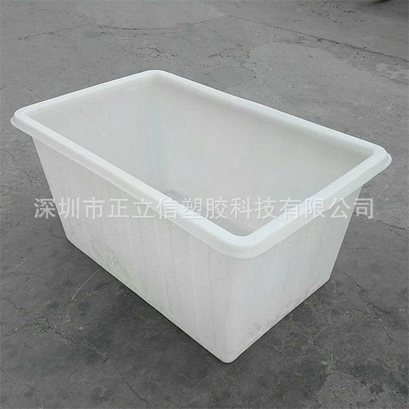 蓝大号塑料周转箱2DRX色加厚塑料筐带号盖塑胶长方形箱物流框