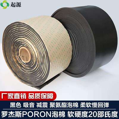 罗杰斯PORON聚氨酯PU泡棉9.53厚减震超柔软慢回弹4790-92-15375