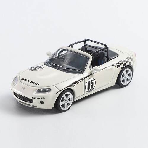 DCT 1:64马自达MX-5赛车仿真合金汽车模型收藏摆件
