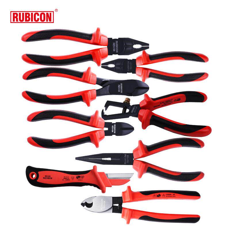 原装进口罗宾汉(RUBICON)绝缘剪钳螺丝批工具套装REV-08A 专业组