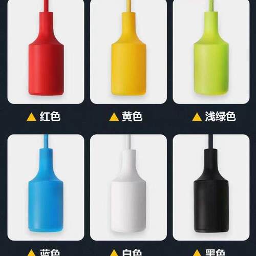 新款直销爆款爱迪生简易灯泡e27螺口家用吊线装饰灯泡彩色led灯头
