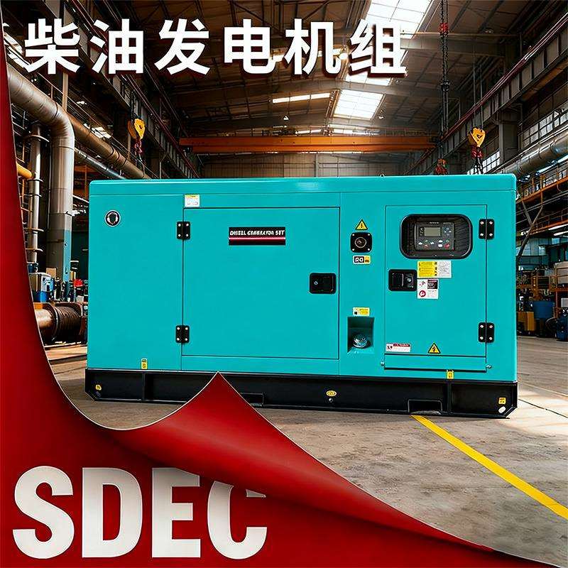 70KVA80KVA柴油发电机组上柴发动机佛山工厂户外施工防雨发电机图片
