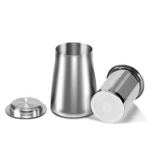 闻香杯网咖啡粉过滤器咖啡研磨接粉器粉杯滤杯 不锈钢咖啡筛粉器
