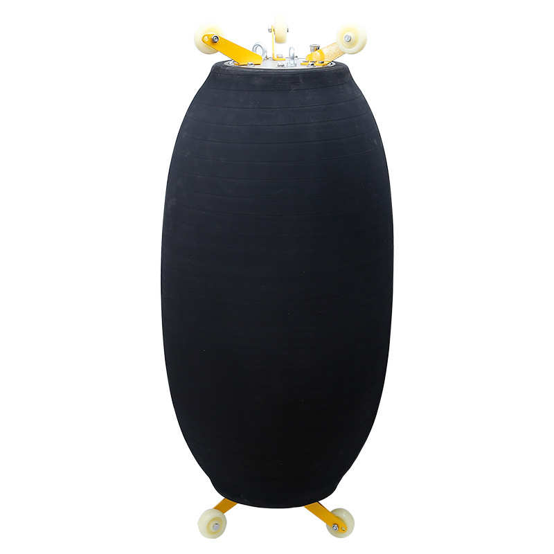 实验橡胶胆闭球试水水管道堵漏-压闭球水封堵600dn50充气试气囊