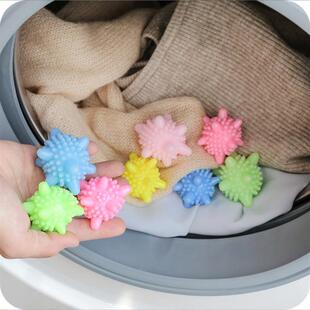 Anti-tangle laundry ball for drum washing machines, specific