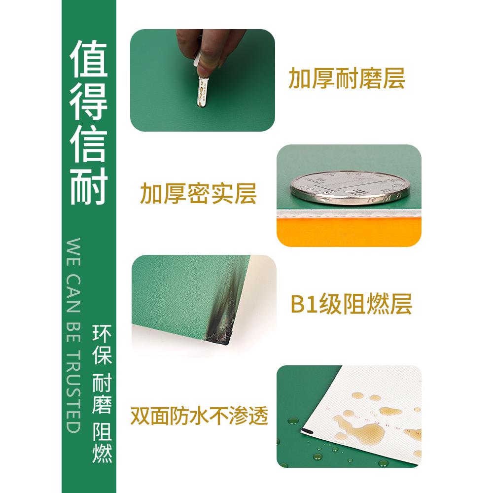 纯绿色PVC地板革商用加厚耐磨防水泥地面直接铺工厂车间塑胶地垫1