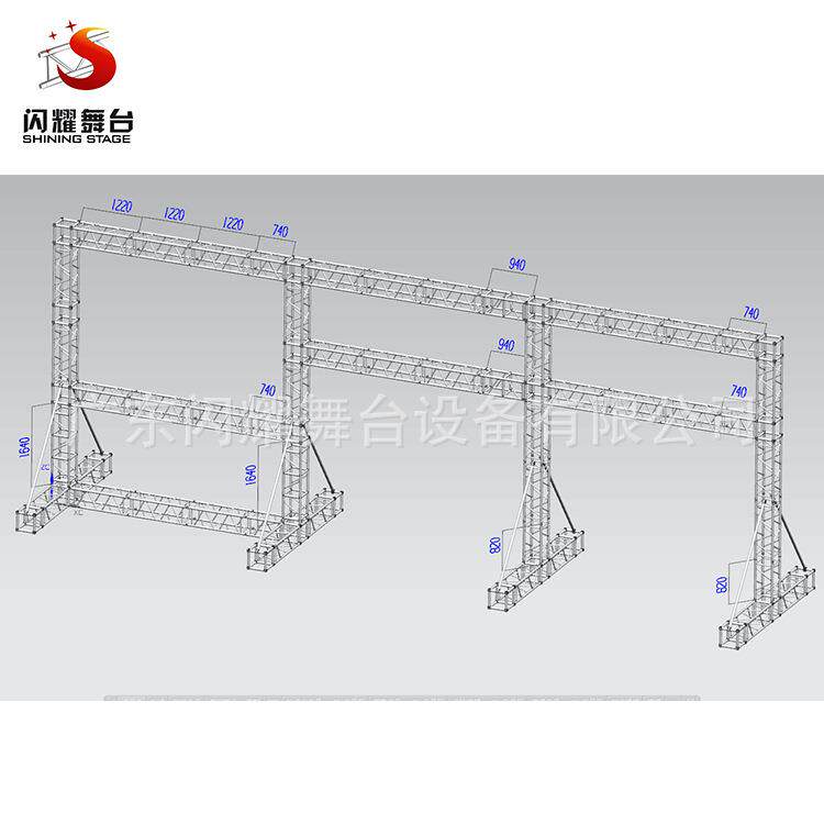 厂家演出会展铝合金舞台桁架,铝合金truss活动舞台架