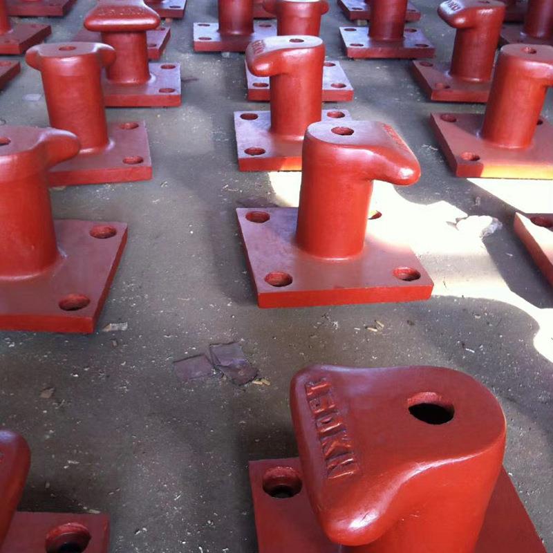 家圆直供系船柱码头底系船柱方柱底厂铸铁栓船单柱缆绳系缆船用栓