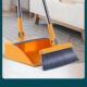 Floor Brush stick Broom Hair Non Dustpan Indoor Folding Set
