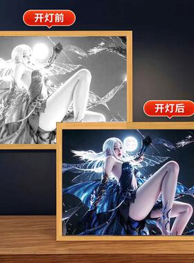 永劫无间灯光画季莹莹二次元ins小夜灯礼物来图定制发光相框