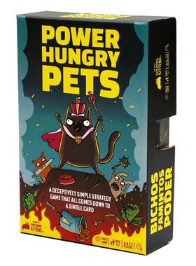 Exploding Kittens Power Hungry Pets 2-6 - Strategic and Simp