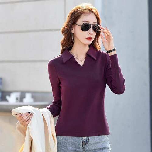 Polo Shirts for Women V-Neck Business Casual Tops for