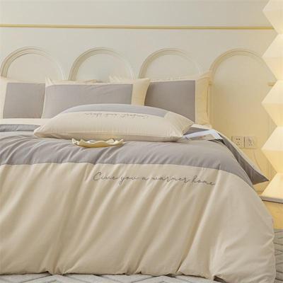 四件套纯色大气闷热榻榻米床垫