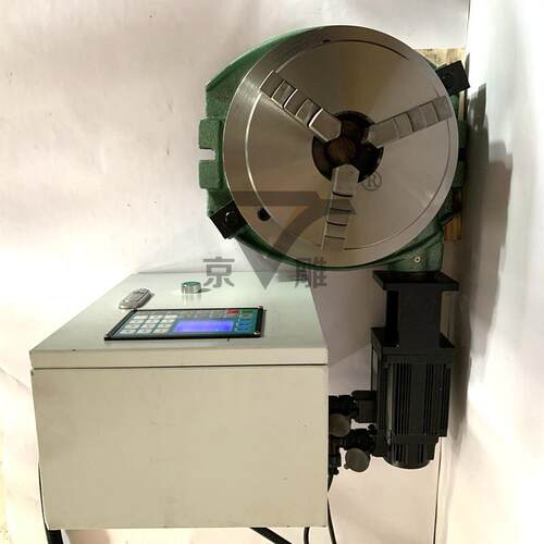 TS320A回转工作台+法兰+卡盘+控制台+伺服电机12寸卧式分度盘厂家