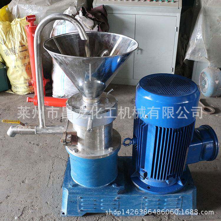 304不锈钢胶体磨、花生酱芝麻酱酱类主体研磨小型实验室胶体磨