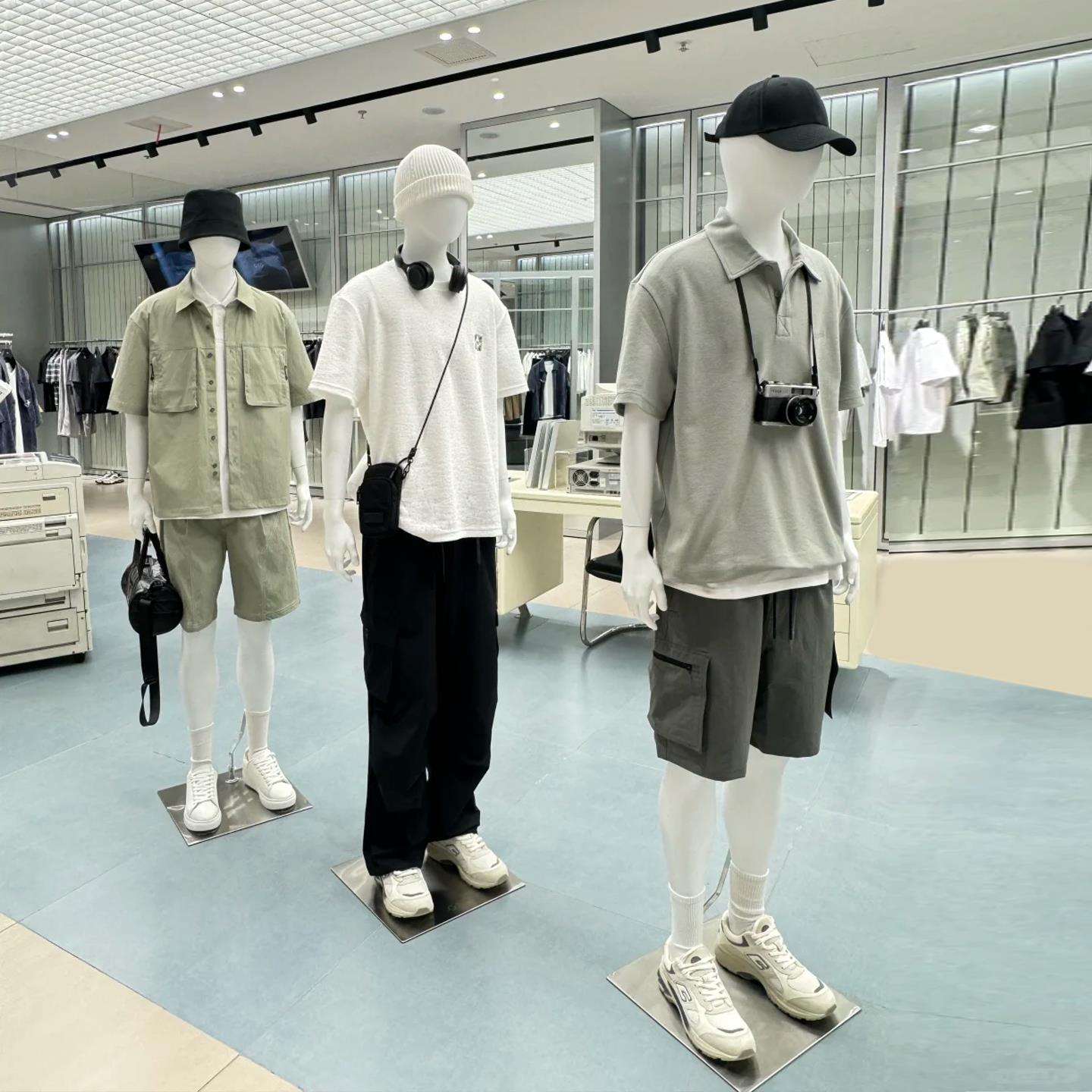 男装模特展示架女装服装店专用模特男全身假人人体橱窗模特道具
