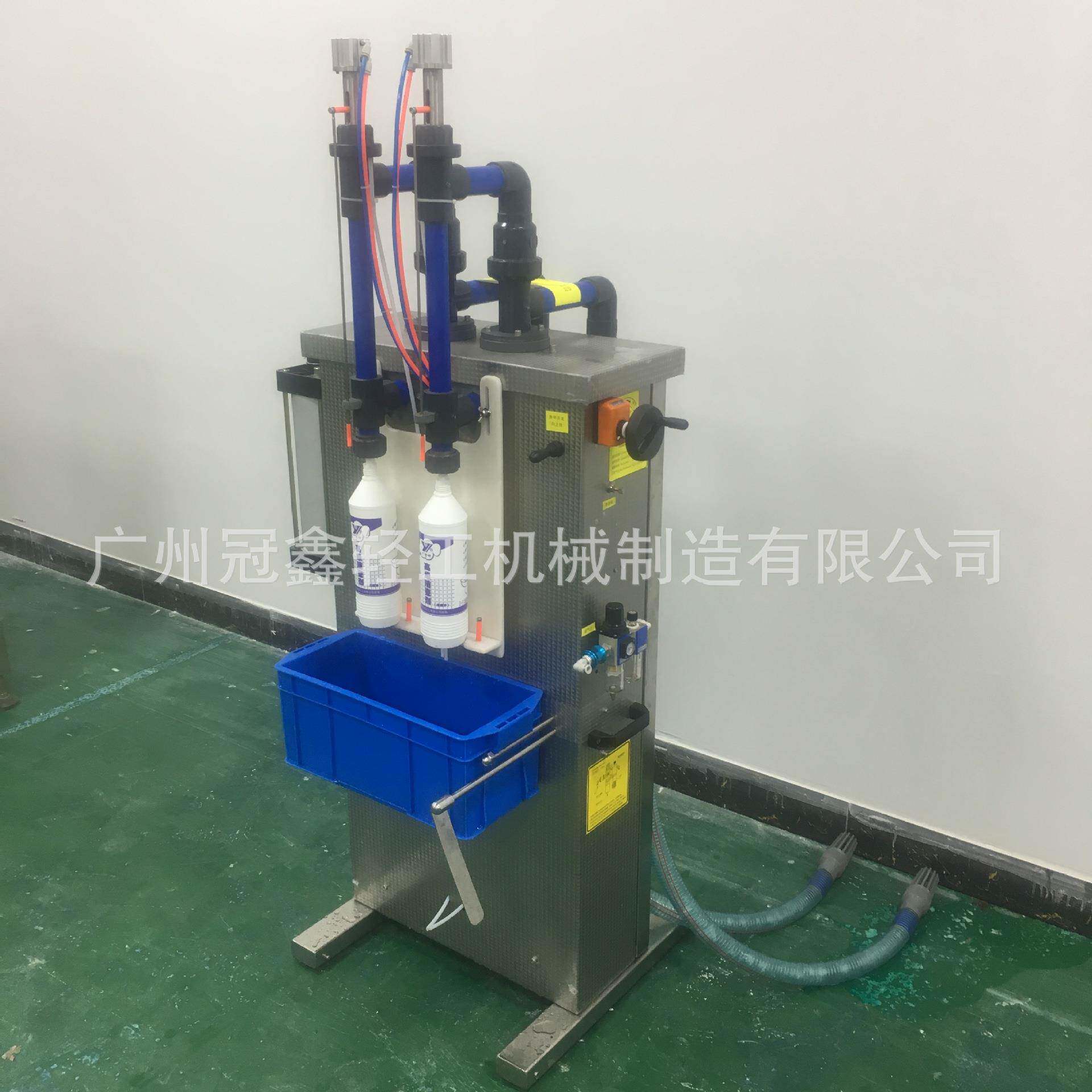 双头防腐蚀灌装机半自动液体灌装机草酸洁厕灵灌装机厂家直销