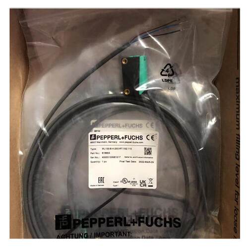 P+F倍加福光电开关ML100-8-H-250-RT/102/115背景抑制传感器
