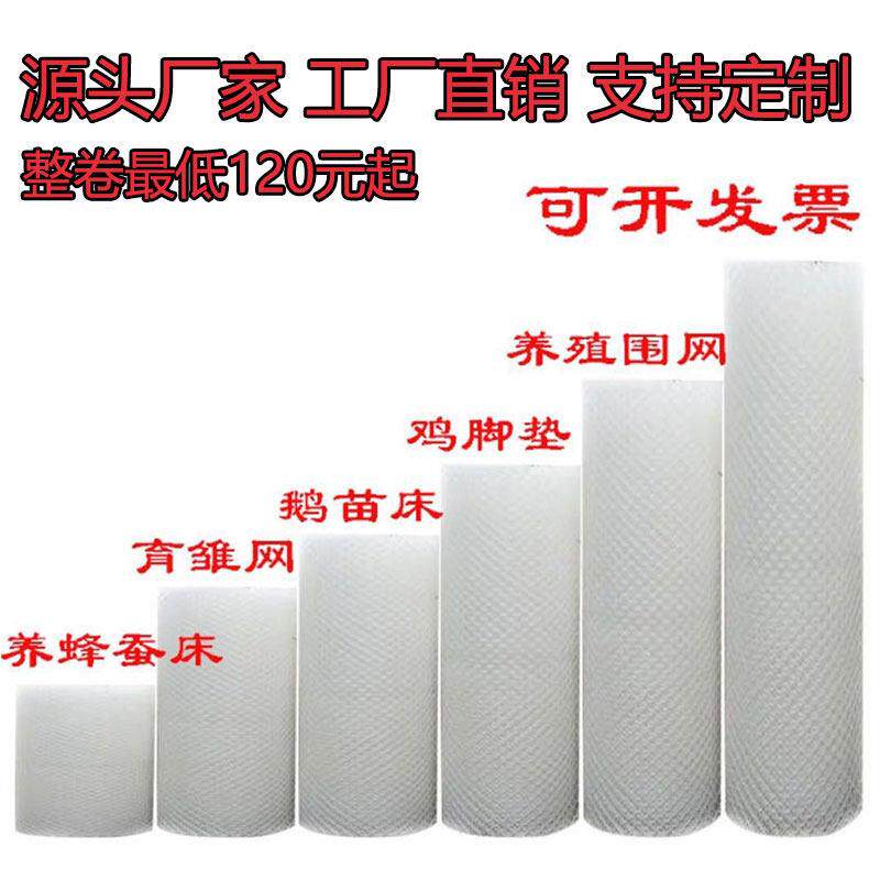 塑料平网养殖网漏粪网床鸡鸭鹅围栏网脚垫网格片蜂网防护网育雏网