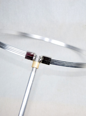 现货 加粗加长一体地插鱼护铝合金圈配件 万向定位渔具渔护口