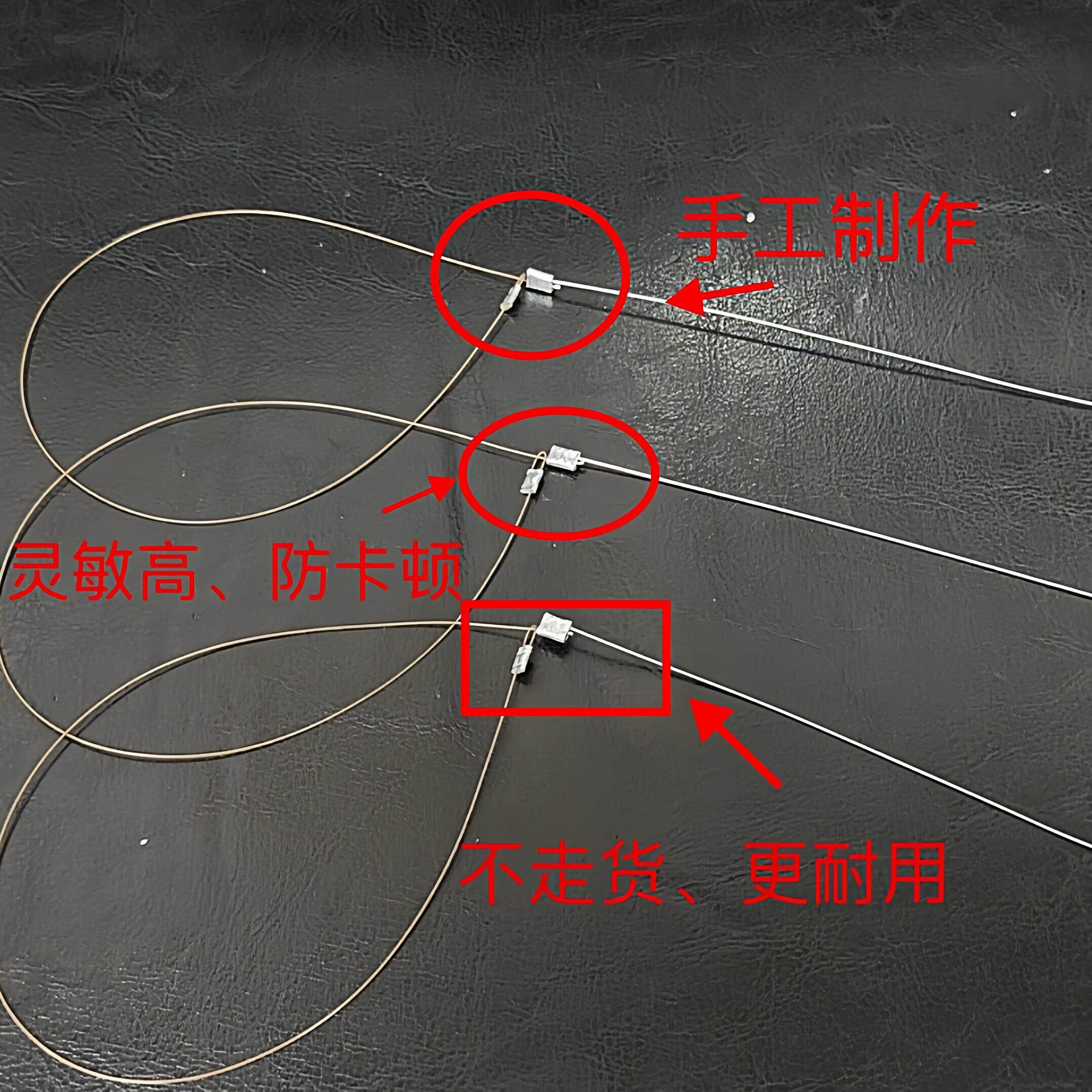新型套绳加粗耐磨脚套圈狂扯不断野生鸡户外螃蟹线套灵敏鸽子尼龙