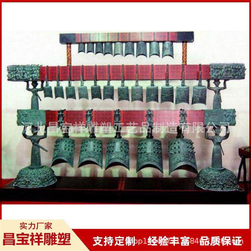 纯铜编钟雕塑大型仿古乐器户外景观广场双层青铜编钟摆件