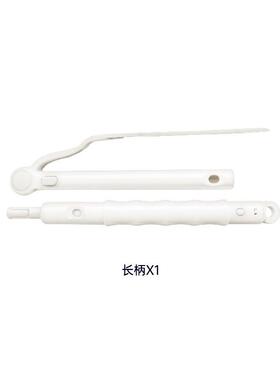 新款直销升博静电除尘掸配件白色手柄长柄一次性鸡毛掸子扫灰清洁