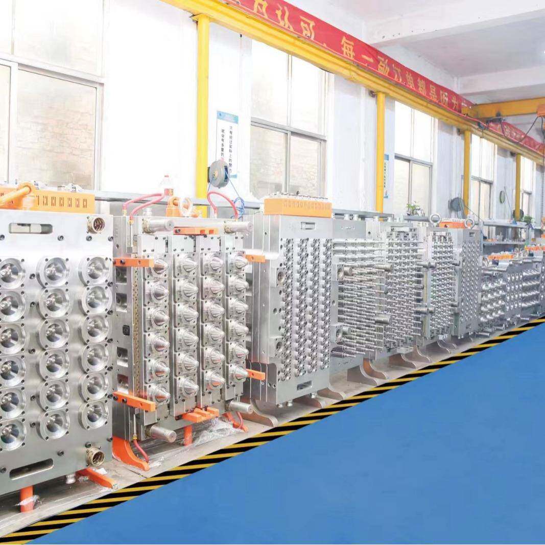 台州黄岩PET管坯模具自锁气封式针阀式可调塑料瓶坯模具生产厂家