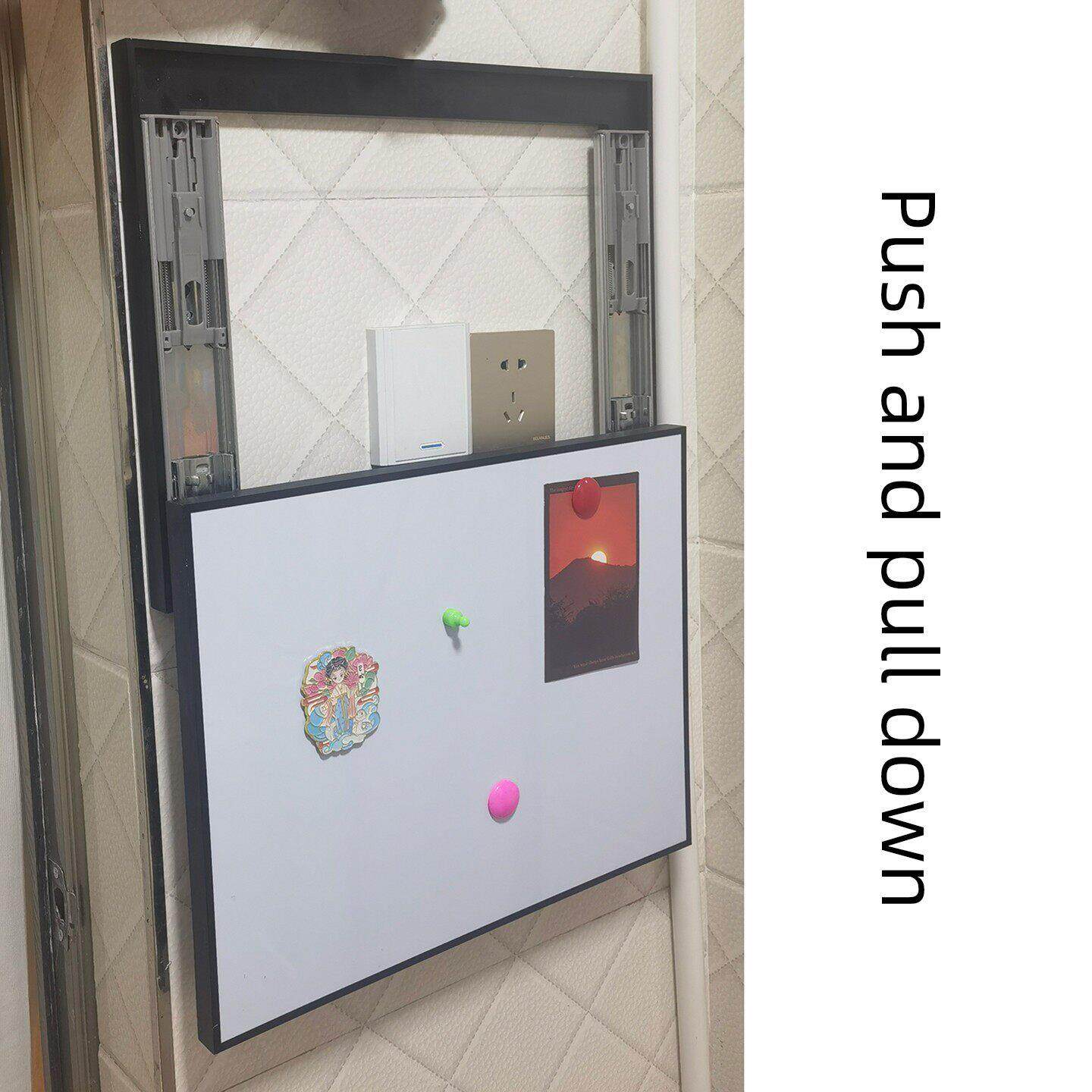 推挽箱电器箱盖磁黑板盖仪表箱装饰画强电流屏蔽板配电板挂画