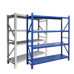 仓储货架批发库房门店置物架蓝色储物多层铁架仓库灰色展示货架厂
