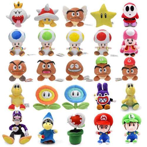 45 Styles Plush Toys Cartoon Yellow Star Fire Flower Princes
