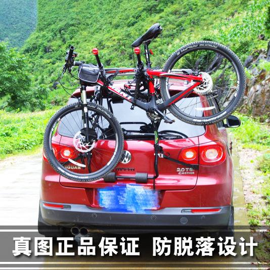 暗莹适用汽车车载自行车架行李架梯形车架不锈钢材质免打孔安装