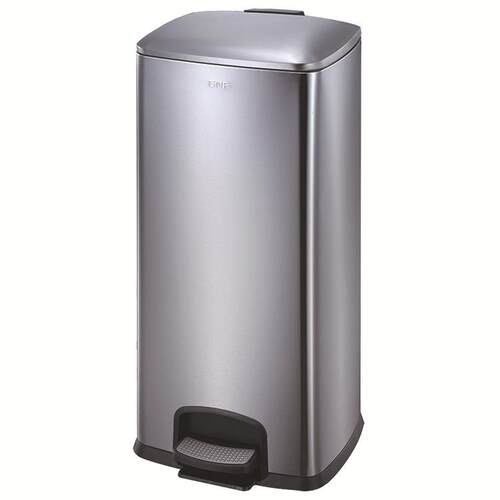 南方GPX-218H01方形薄盖防指纹不锈钢脚踏桶分类60L大容量垃圾桶