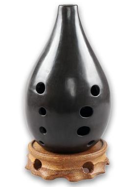 满口埙孔10陶埙古埙土梁吐良埙ETLD十书法刻字乐器孔 F G调追乐熏