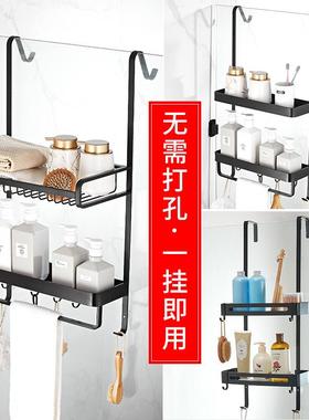 浴室储置物架功挂篮淋浴房多能收51852纳架太空铝卫生免打间孔双层存架
