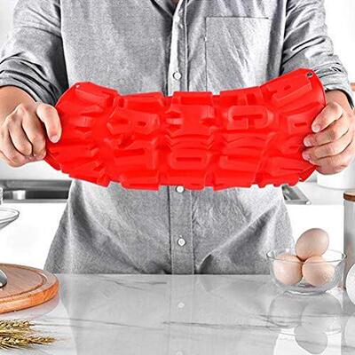 Silicone Letter Cake Mold Non-Stick Chocolate Baking Utensil