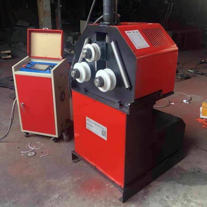 佛山曼哈特半自动型材滾弯机工厂直发液压胶圈跑道数控扁铁圈圆机