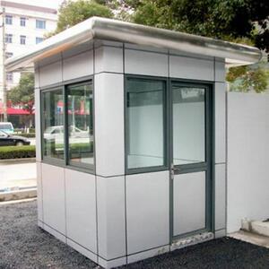 厂家直销铝板岗亭、铝塑板、镀锌钢板岗亭