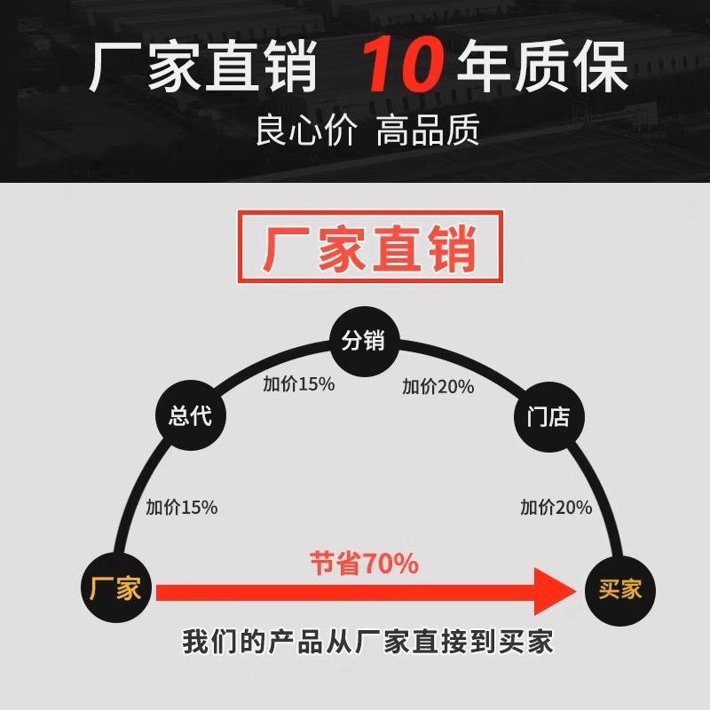 办公桌简约加厚电脑桌会议桌长桌轻奢loft洽谈桌工作台双人长条桌