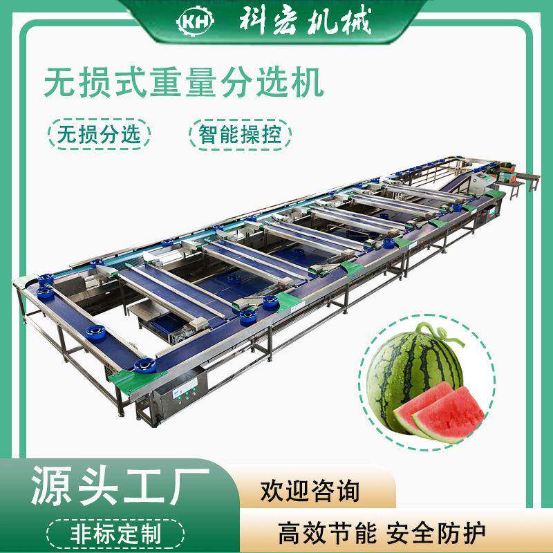 机械无损重量分选机西瓜无损重量分选秋月梨皇冠梨智能分选
